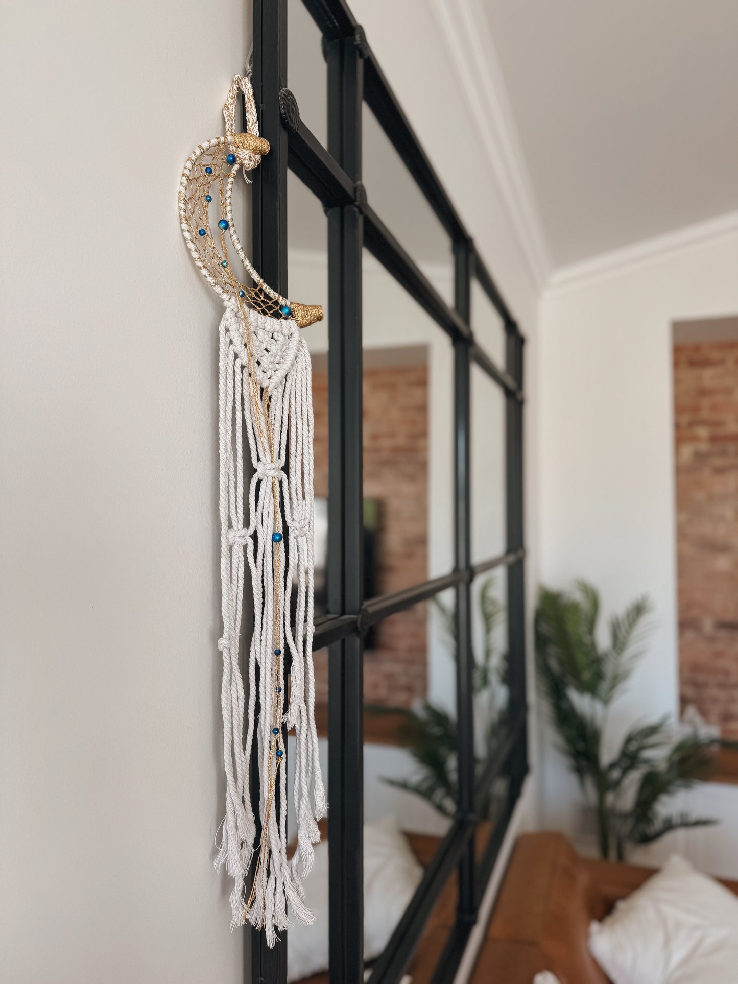 Boho Moon Macrame Wall Hanging